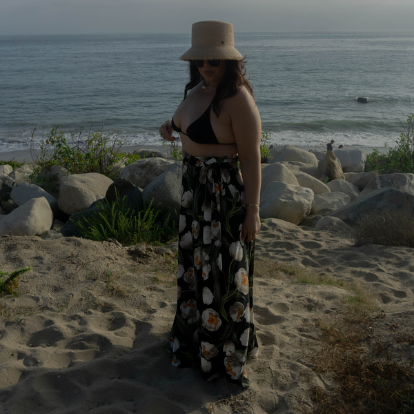 Jenna High-waisted Wrap Skirt Swimsuit Cover-up