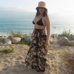 Jenna High-waisted Wrap Skirt Swimsuit Cover-up