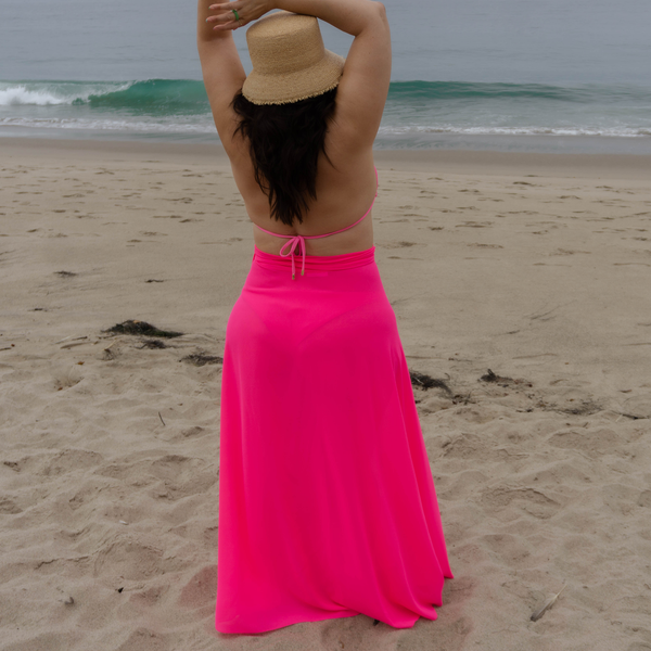 Jenna High-waisted Wrap Skirt Swimsuit Cover-up