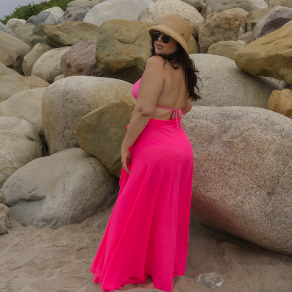 Jenna High-waisted Wrap Skirt Swimsuit Cover-up