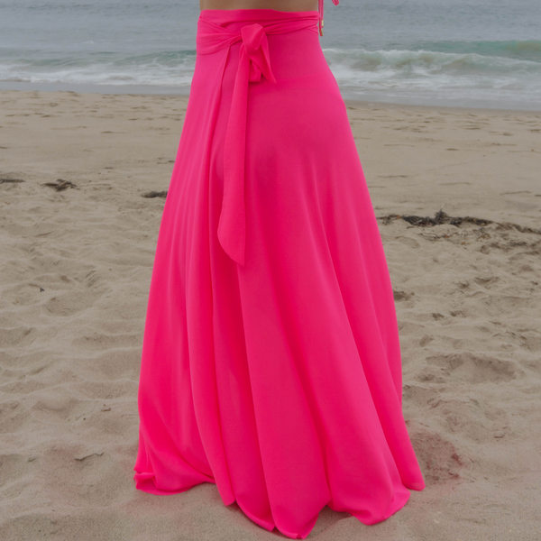 Jenna High-waisted Wrap Skirt Swimsuit Cover-up