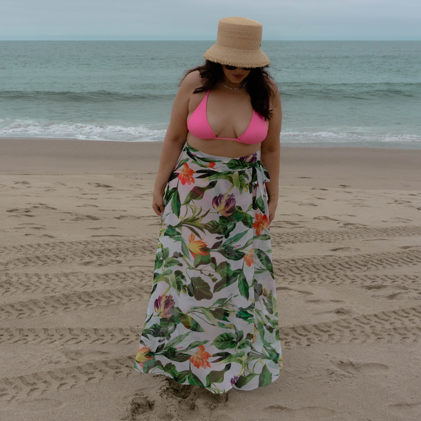 Jenna High-waisted Wrap Skirt Swimsuit Cover-up