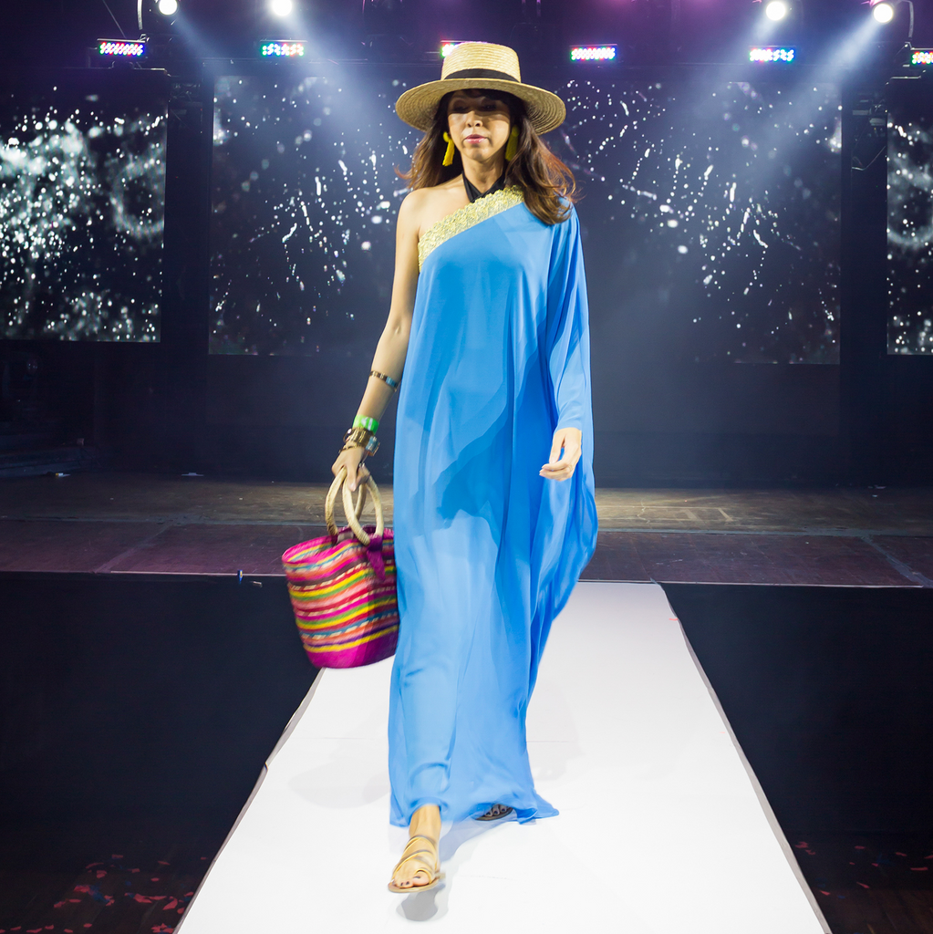 Swimsuit caftan sales