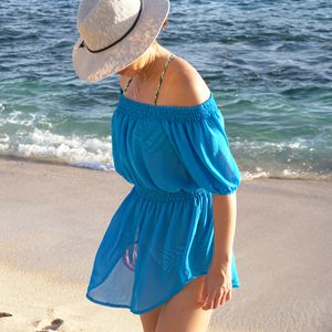 Cold shoulder bathing suit cover ups sales