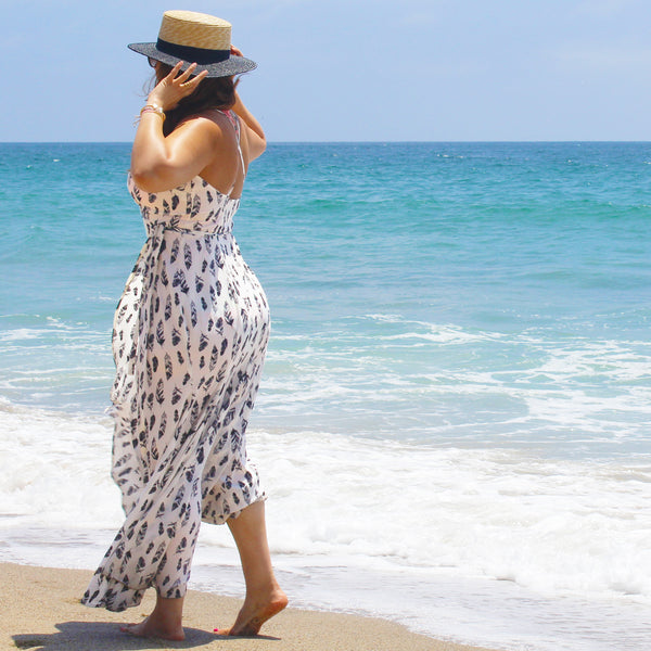 Paz Wrap Dress Swimsuit Cover-up